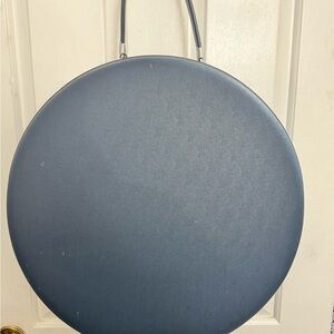 Vintage American Tourister Tri-Taper Round Blue Suitcase